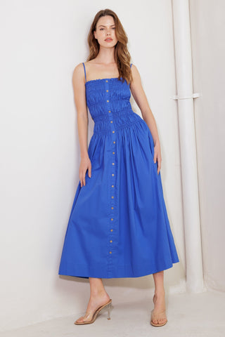 MOONLIGHT ON MY WOVEN MIDI DRESS - By Baano