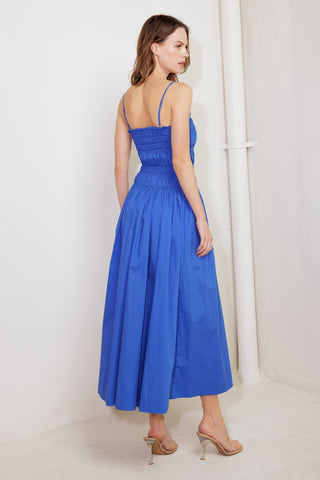 MOONLIGHT ON MY WOVEN MIDI DRESS - By Baano
