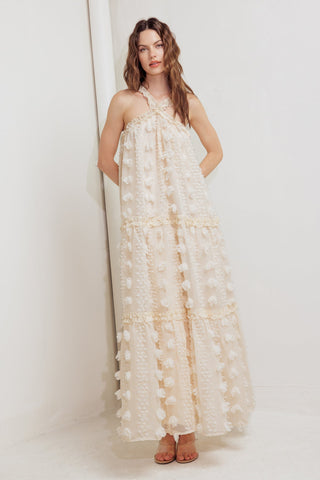 CLOUD NINE GOWN WOVEN ANKLE DRESS - By Baano