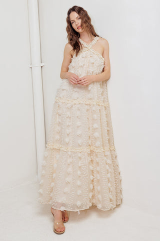 CLOUD NINE GOWN WOVEN ANKLE DRESS - By Baano
