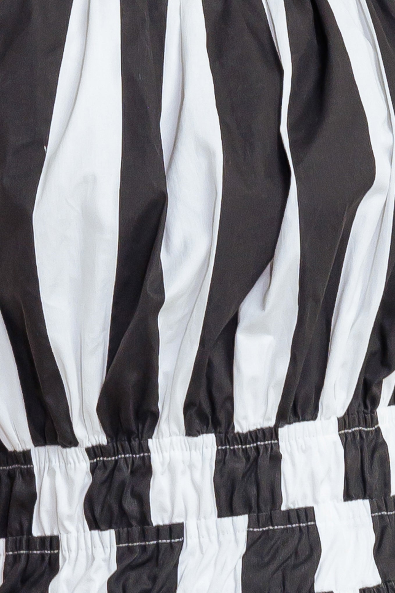 LUXE LINEAR STRIPED WOVEN MIDI DRESS - By Baano