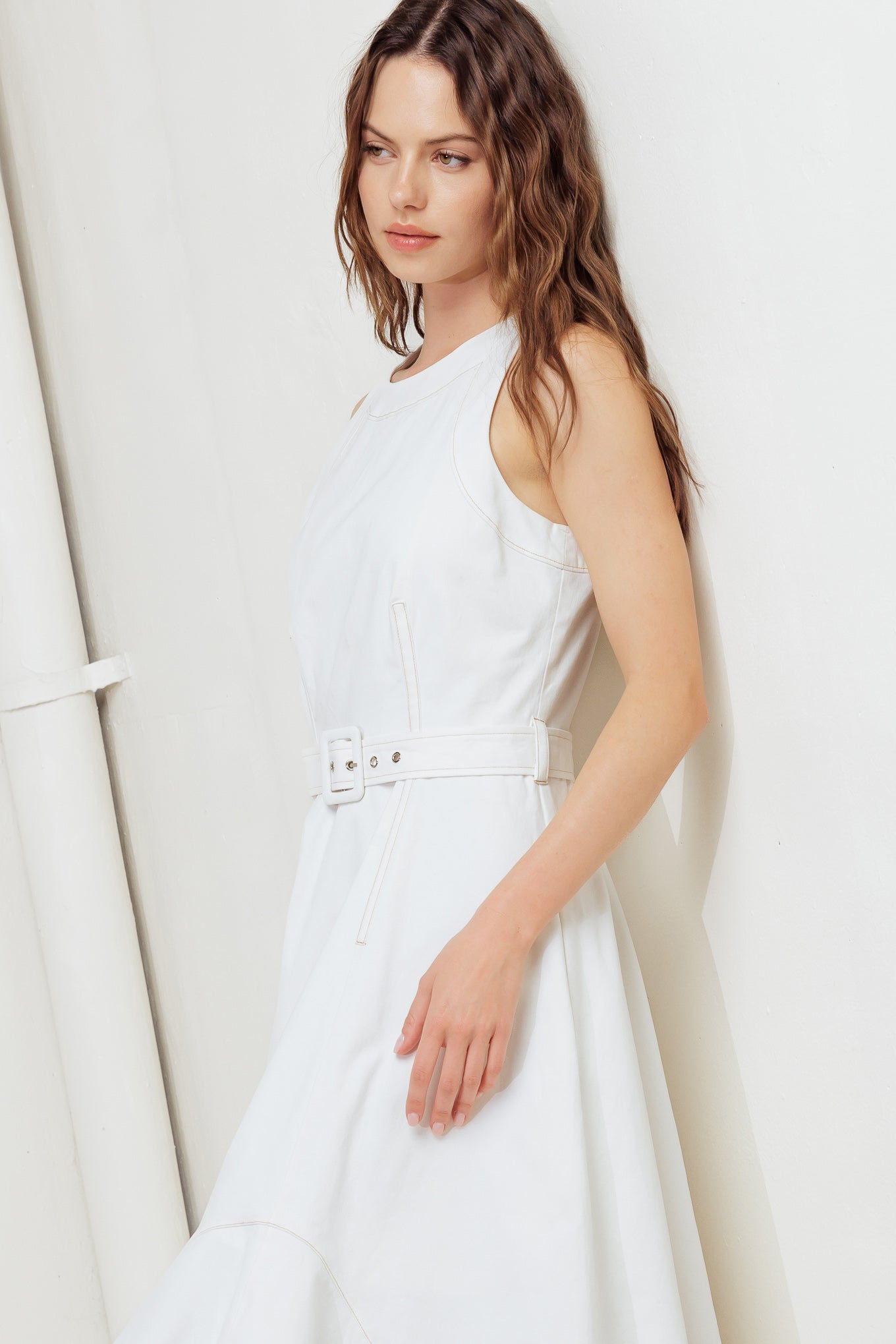 POET’S MUSE WOVEN MIDI DRESS - By Baano