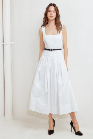 SUNDAY REVERIE WOVEN MIDI DRESS - By Baano