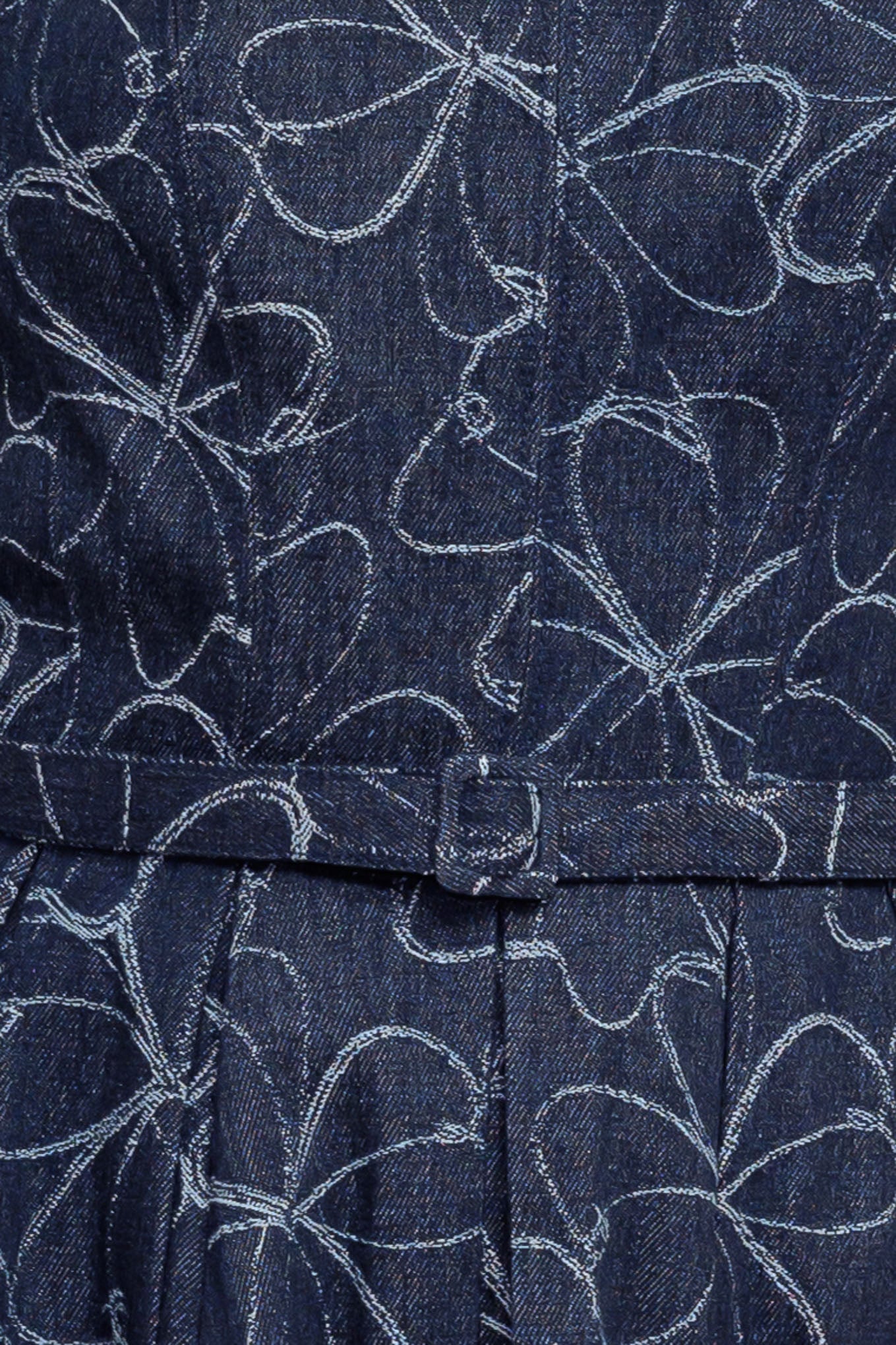 MOONDUST GARDEN DENIM MIDI DRESS - By Baano