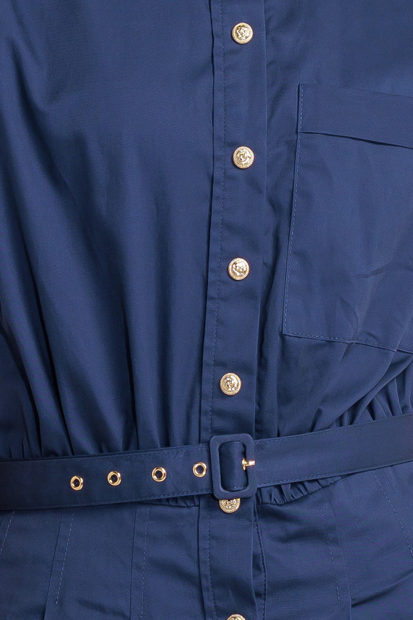 CINCHED COUTURE WOVEN MIDI DRESS - By Baano