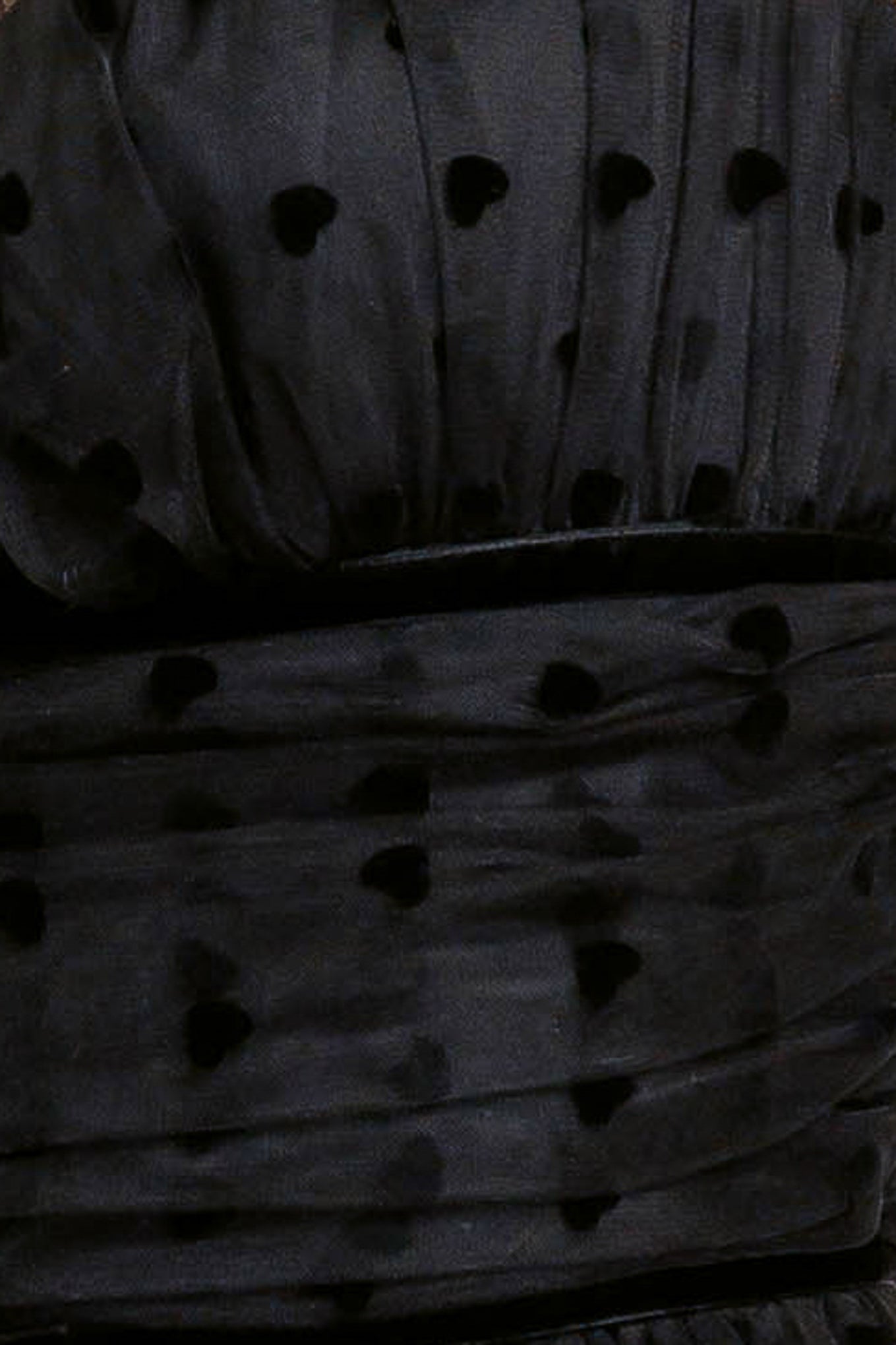 HEART DOT BALLET TULLE MIDI DRESS - By Baano