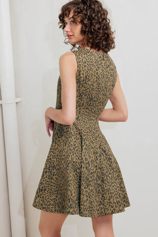 LEO LOVER WOVEN MINI DRESS - By Baano