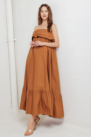 MILK & HONEY WOVEN MIDI DRESS - By Baano