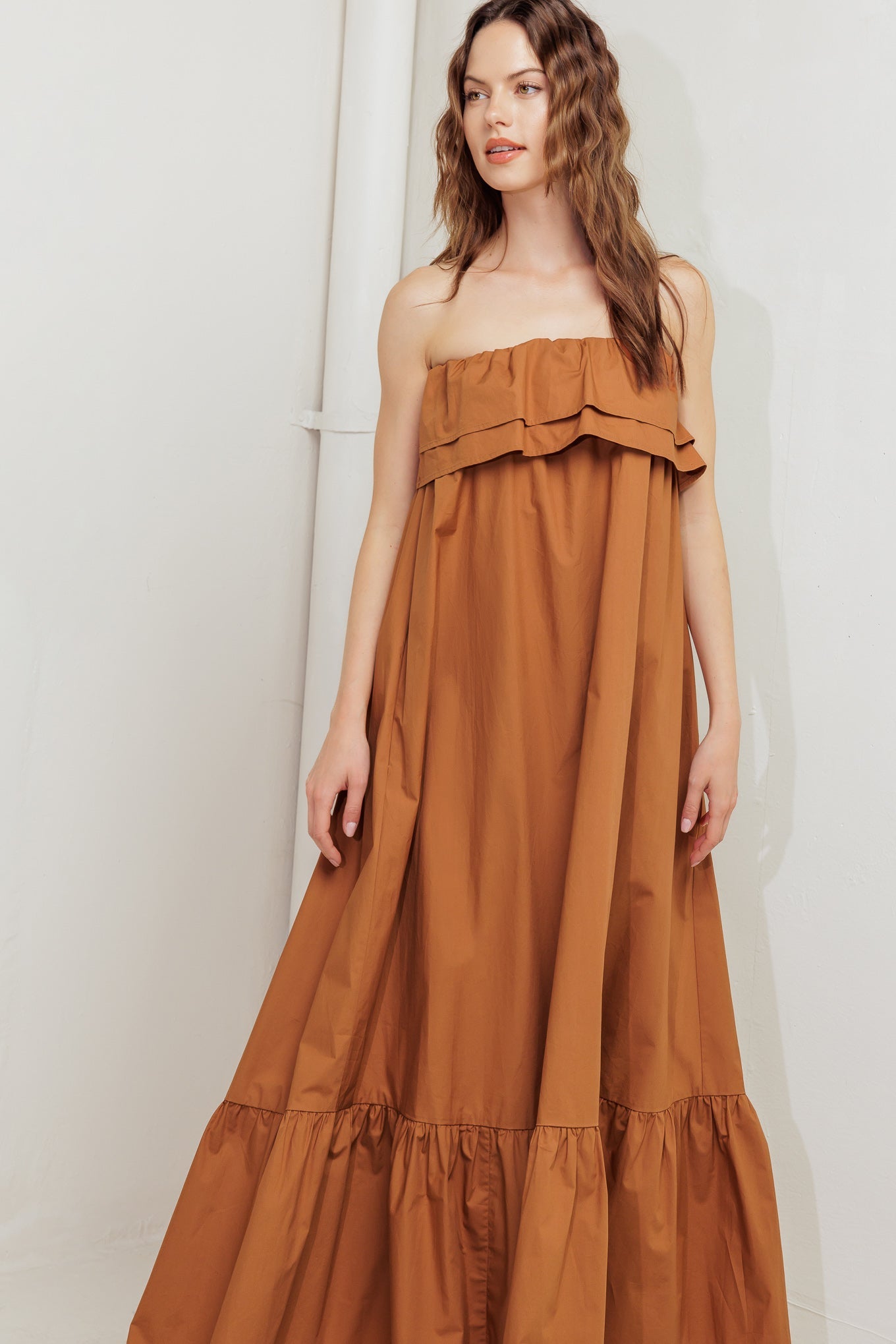 MILK & HONEY WOVEN MIDI DRESS - By Baano