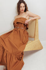 MILK & HONEY WOVEN MIDI DRESS - By Baano