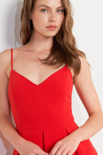 RUBY AFFAIR WOVEN MIDI DRESS Flying Tomato