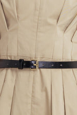 QUIET ROMANCE TAN WOVEN MIDI DRESS Flying Tomato