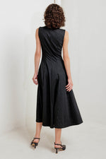 URBAN FRAME WOVEN MIDI DRESS - By Baano