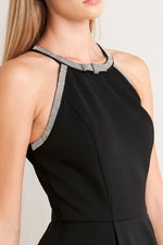 GALAXY CHARM WOVEN MIDI DRESS