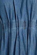 MODERN WORK DENIM MIDI DRESS