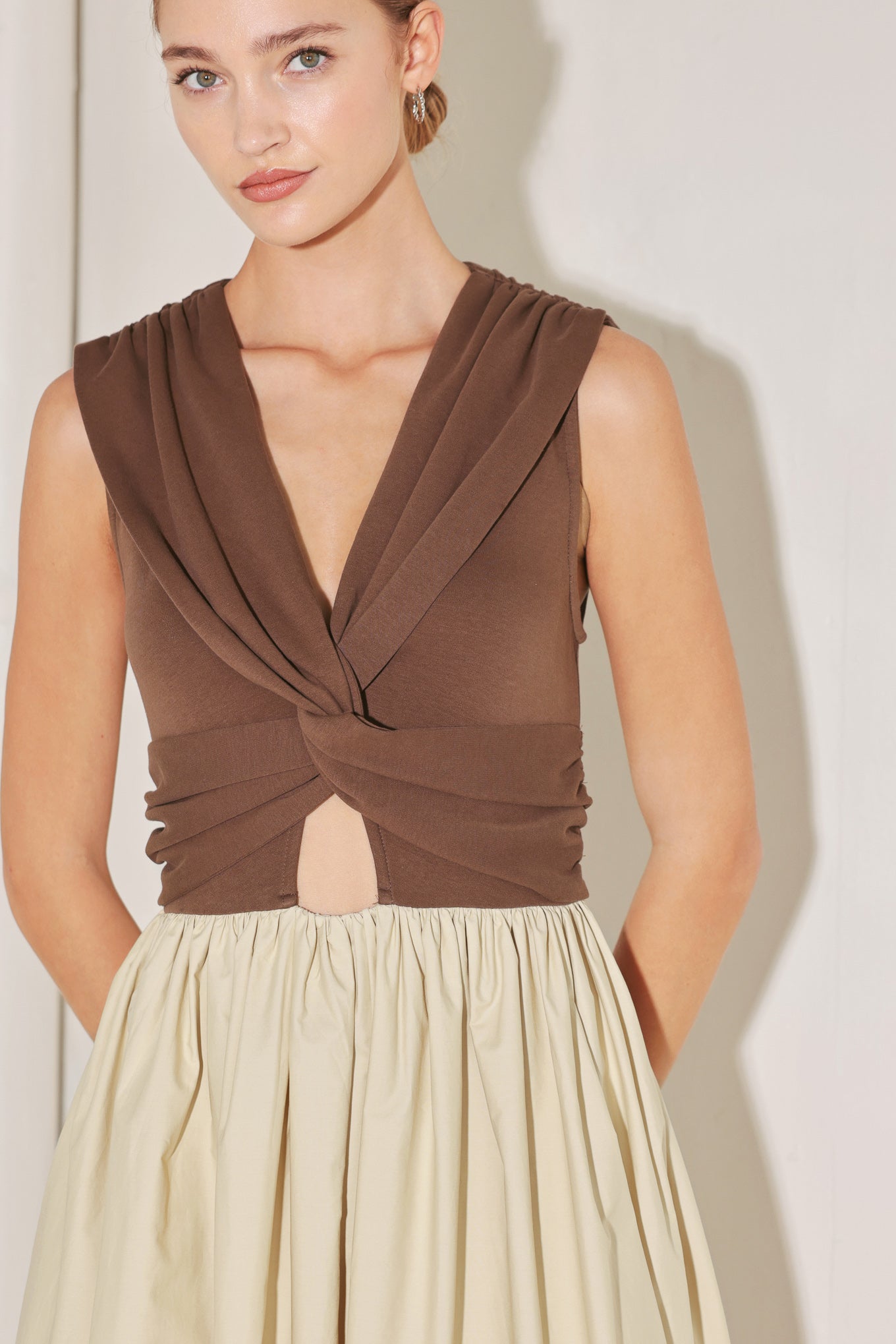 ANGEL VEIL WHITE MIDI DRESS