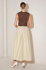 ANGEL VEIL WHITE MIDI DRESS