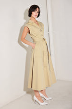 NATURAL INSTINCT WOVEN MIDI DRESS