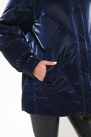 Genuine Red Fox Premium Down Fill Vinyl Parka - By Baano