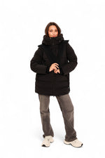 Double-hooded Insulated Bio-Down Coat