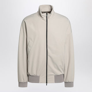 Bomber Jacket With Zip In Nylon Blend - By Baano