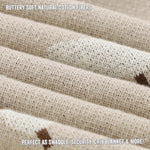 Sheep Knit Receiving Baby Blanket