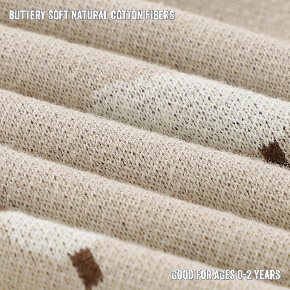 Luxury Knit Mushroom Swaddle Baby Blanket - By Baano