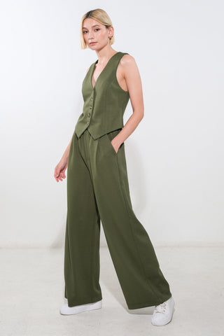 CALL MY LOVELY PONTI VEST - By Baano