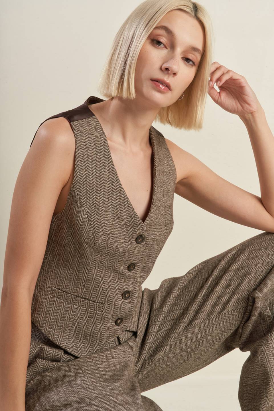 VIBRANT DAZE WOVEN VEST - By Baano