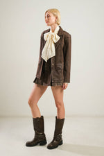 DARING CONFIDENCE DENIM BLAZER - By Baano
