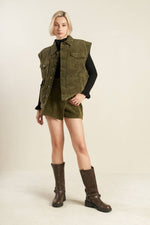 ESCAPING REALITY CORDUROY VEST - By Baano