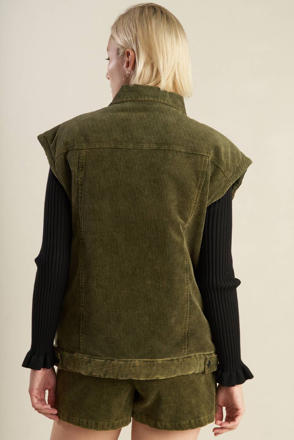 ESCAPING REALITY CORDUROY VEST - By Baano