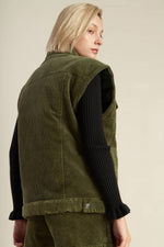ESCAPING REALITY CORDUROY VEST - By Baano