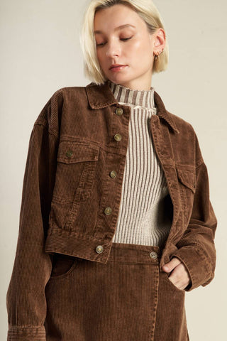 ESCAPING REALITY CORDUROY JACKET - By Baano