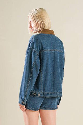 LIVIN' MY BEST LIFE DENIM JACKET - By Baano