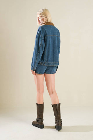 LIVIN' MY BEST LIFE DENIM JACKET - By Baano