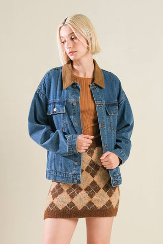 LIVIN' MY BEST LIFE DENIM JACKET - By Baano