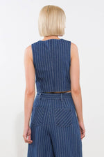 I STILL BELIEVE DENIM VEST - By Baano