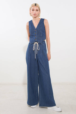 I STILL BELIEVE DENIM VEST - By Baano