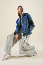 CROSS YOUR MIND DENIM JACKET - By Baano