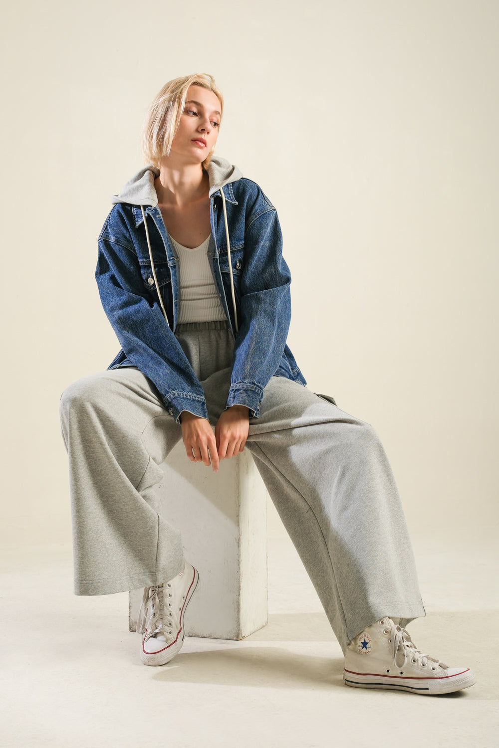 CROSS YOUR MIND DENIM JACKET - By Baano