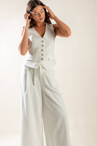 DINNER DATE WOVEN VEST - By Baano