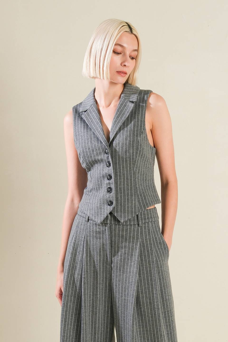 WANNA BE LOVED WOVEN VEST - By Baano