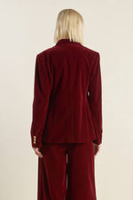 COY CHARM VELVET BLAZER - By Baano