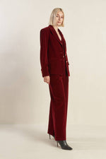 COY CHARM VELVET BLAZER - By Baano
