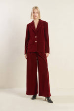 COY CHARM VELVET BLAZER - By Baano