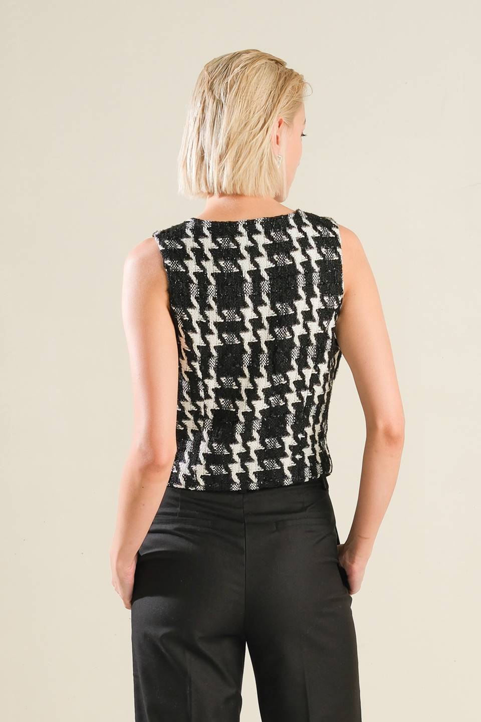 WHEN I'M WITH YOU TWEED VEST - By Baano