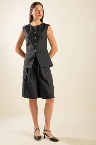 SEE WHAT HAPPENS WOVEN VEST - By Baano