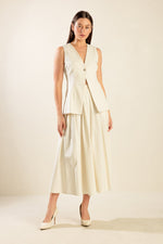 FLEETING FAUNA WOVEN VEST - By Baano