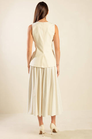 FLEETING FAUNA WOVEN VEST - By Baano